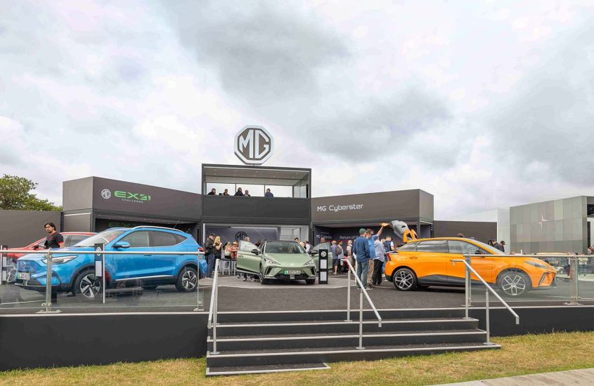 MG Motor debuted three all-electric models